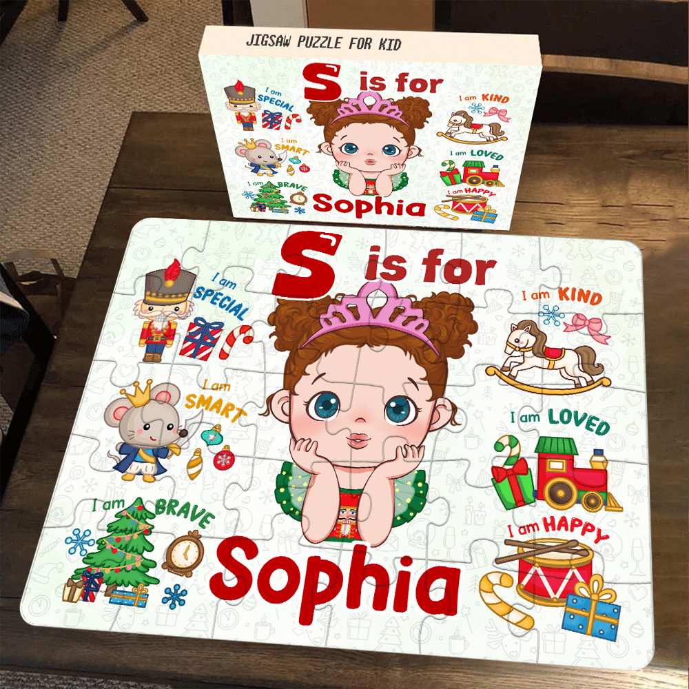 Jigsaw Puzzle Personalized - HAPPY BIRTHDAY | Gift For Grandkid - Gift for Kids - Trendy 2024 New 2024 - Personalized Puzzle