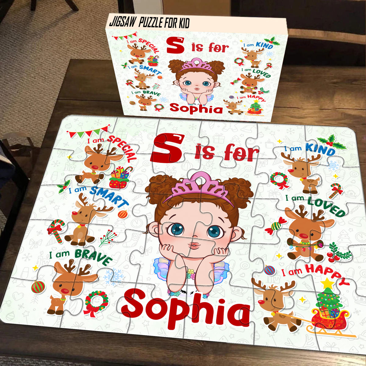 Jigsaw Puzzle Personalized - Christmas Gifts - Birthday Gifts - Gifts for Kids 2024 (47119) - Personalized Puzzle