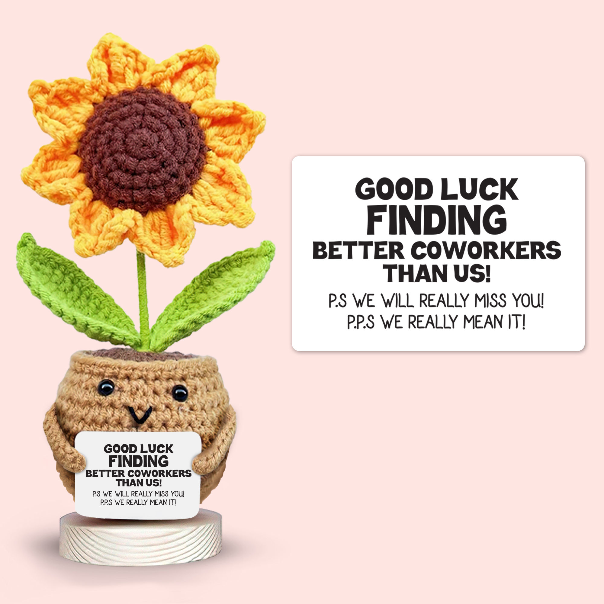 sunflower様おまとめ専用 YSHomy Crochet Sunflower Bouquet with Newspaper Wrapping – YShomy