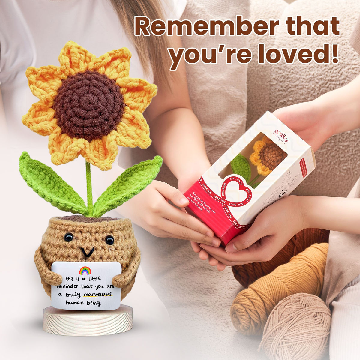 sunflower様 リクエスト 6点 まとめ商品 Sunflower Crochet - This is A Little Reminder - Appreciation Gift