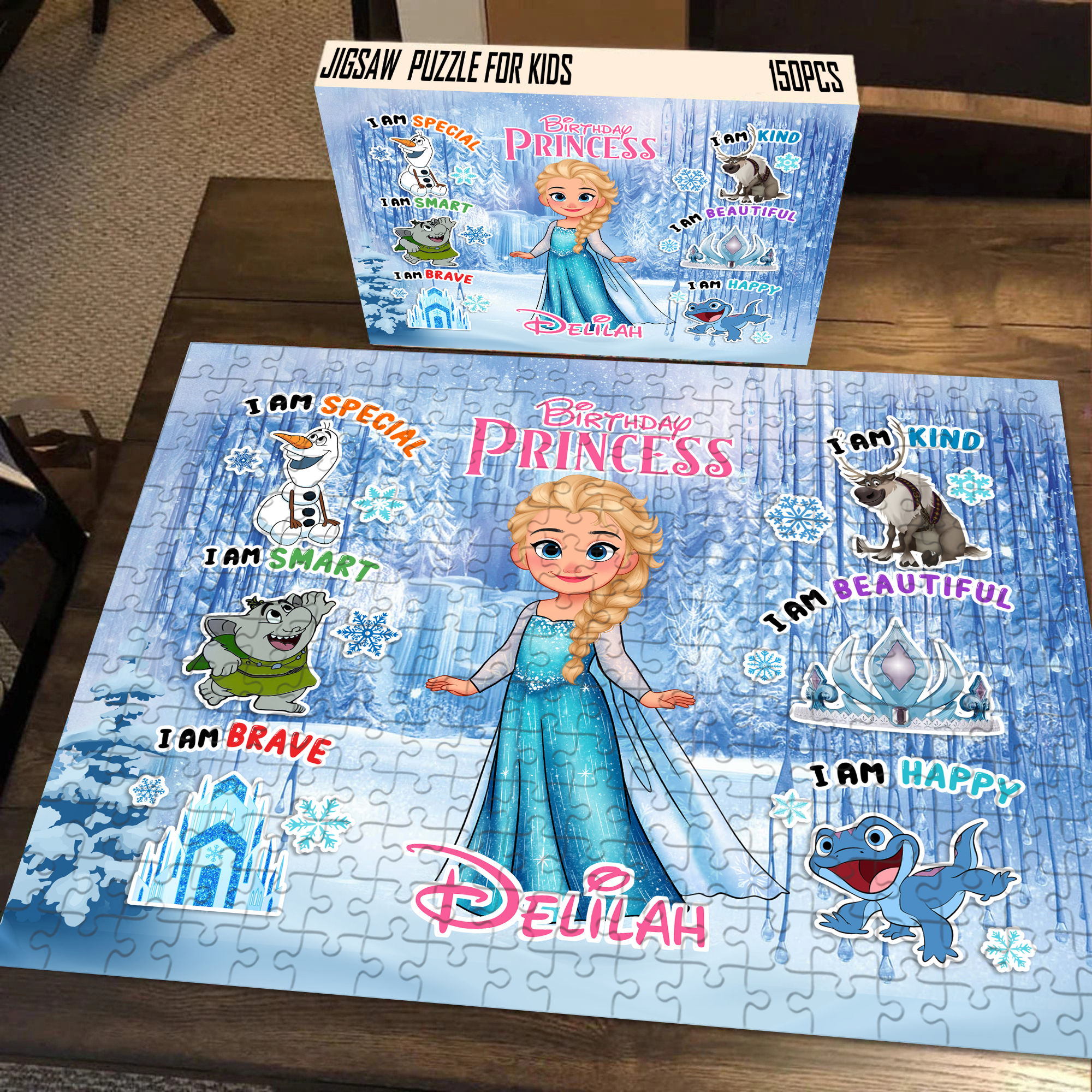 Jigsaw Puzzle Personalized - Personalized Princess Puzzle - Gift for ...