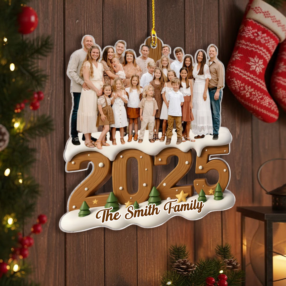 Personalized Ornament - Custom Family Photo Ornament, Family Christmas ...