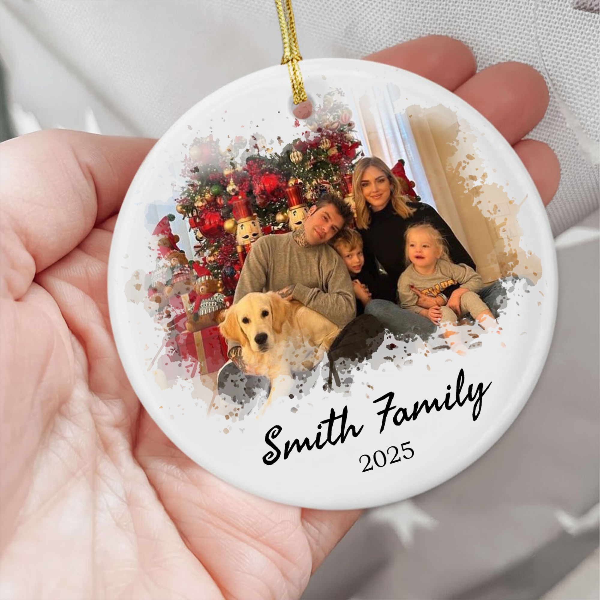 Photo Ornament - Personalized Photo Ornament, Custom Family Picture ...