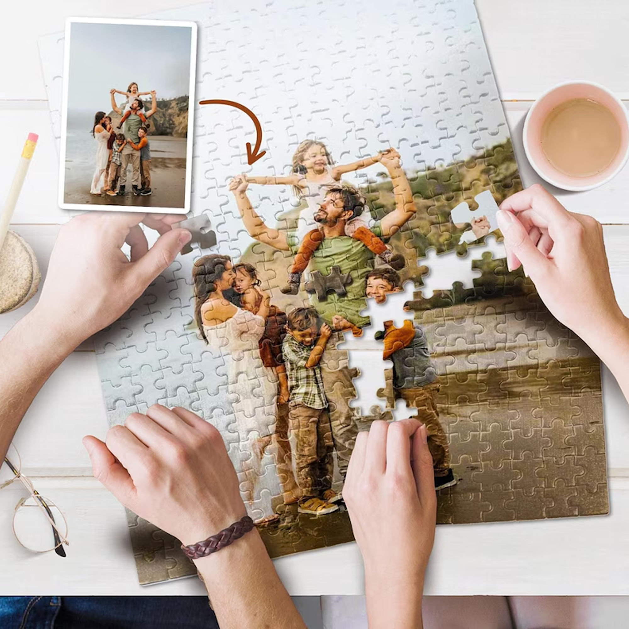 Personalized Set - Personalized Photo Jigsaw Puzzle - Custom Puzzle ...
