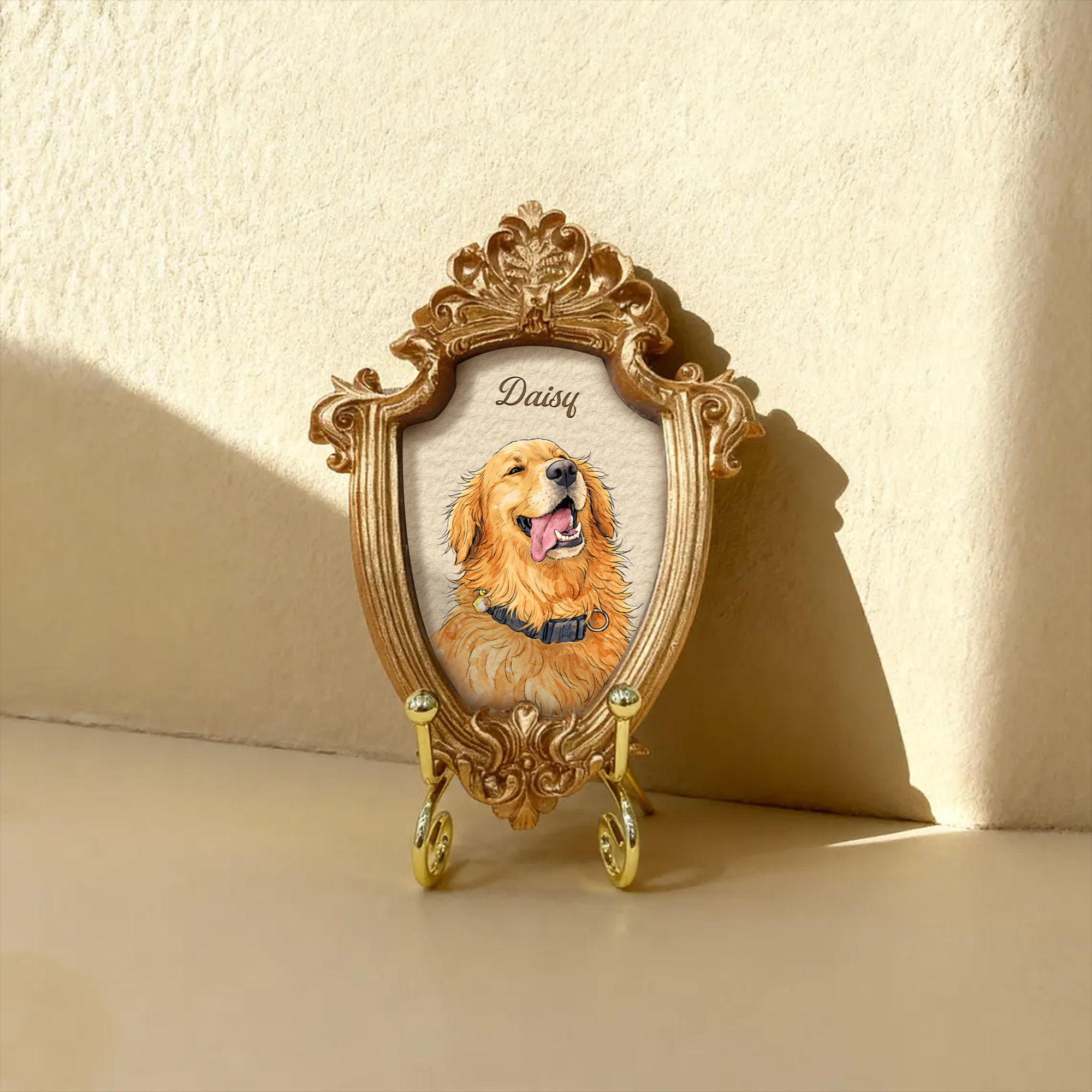 Custom Hand-Painted Pet Memorial Portrait - Dog or Cat Remembrance Gift ...