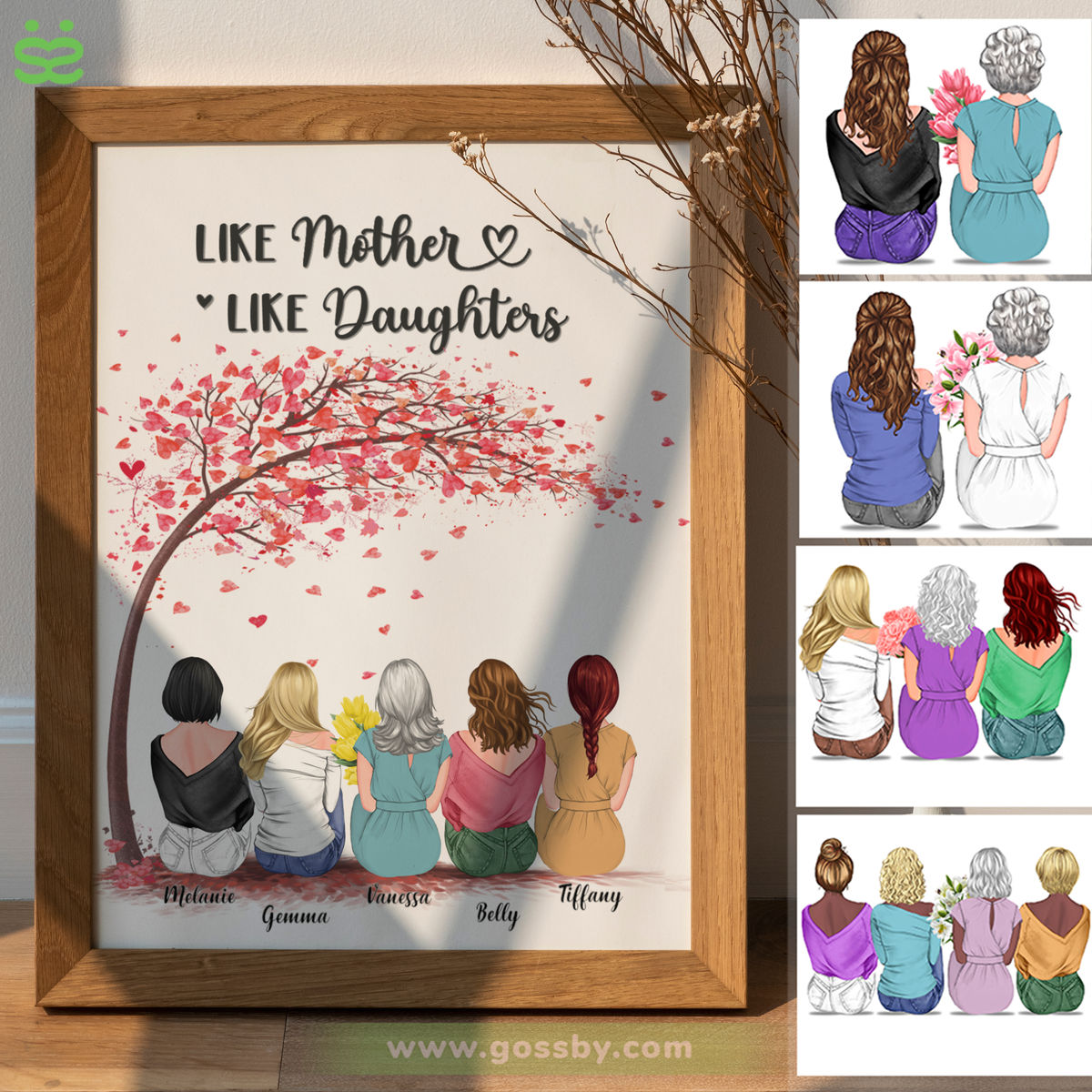 Personalized Poster - Mother's Day - Like Mother Like Daughters 4D