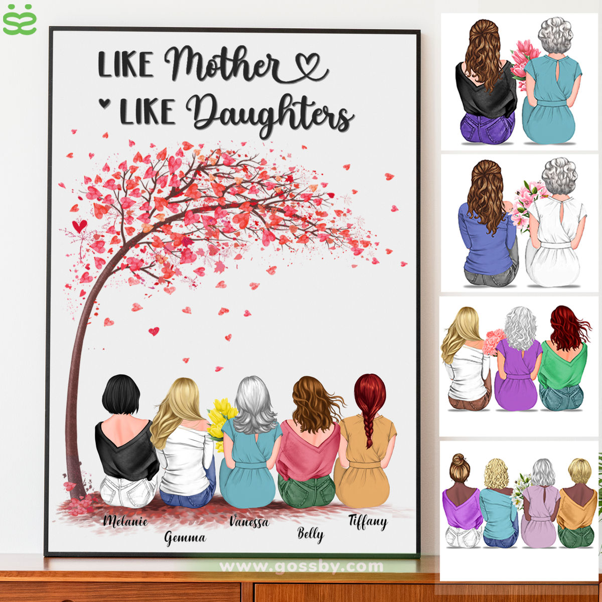 Personalized Poster - Mother's Day - Like Mother Like Daughters 4D_1