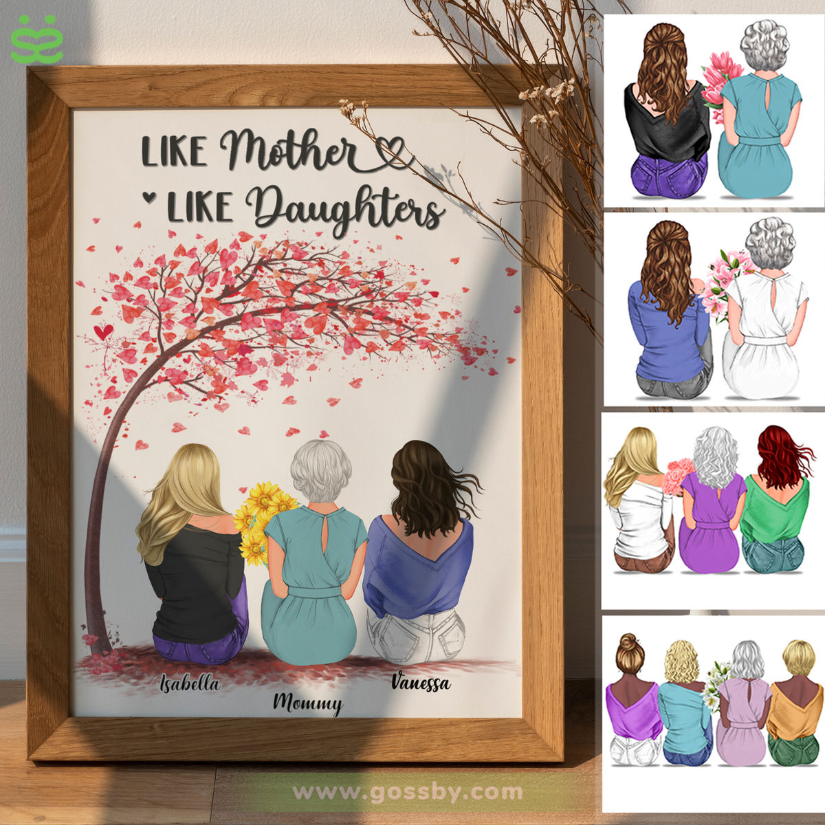 Personalized Poster - Mother's Day - Like Mother Like Daughters 2D
