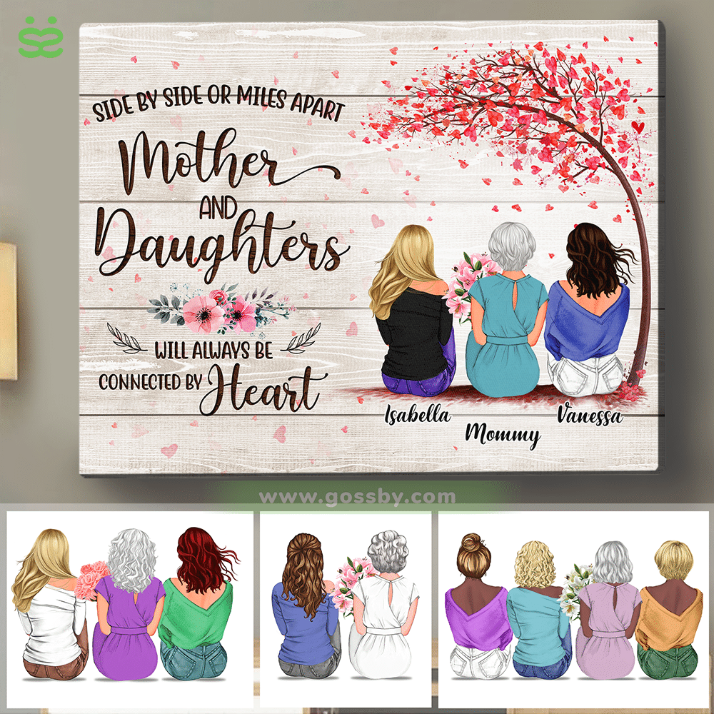 Mother & Daughter Personalized Heart Keepsake