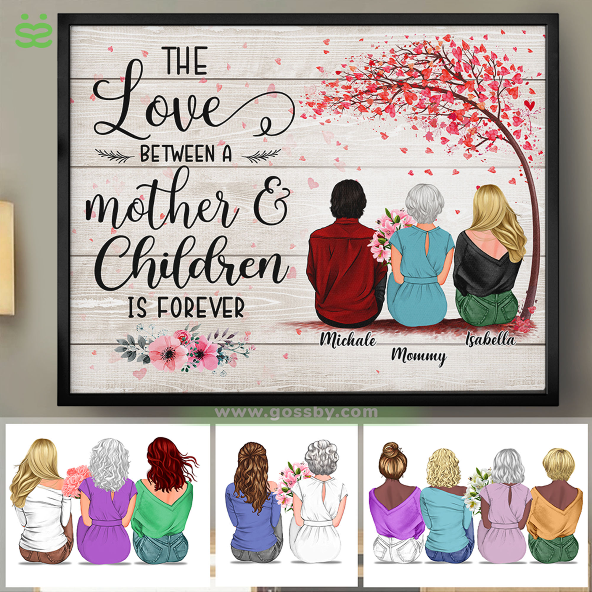 The Love Between Mother And Son Is Forever Photo Pillow