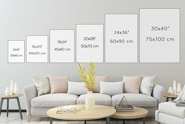 Canvas Size Guide How to Bring Perfect Artworks to Your Home