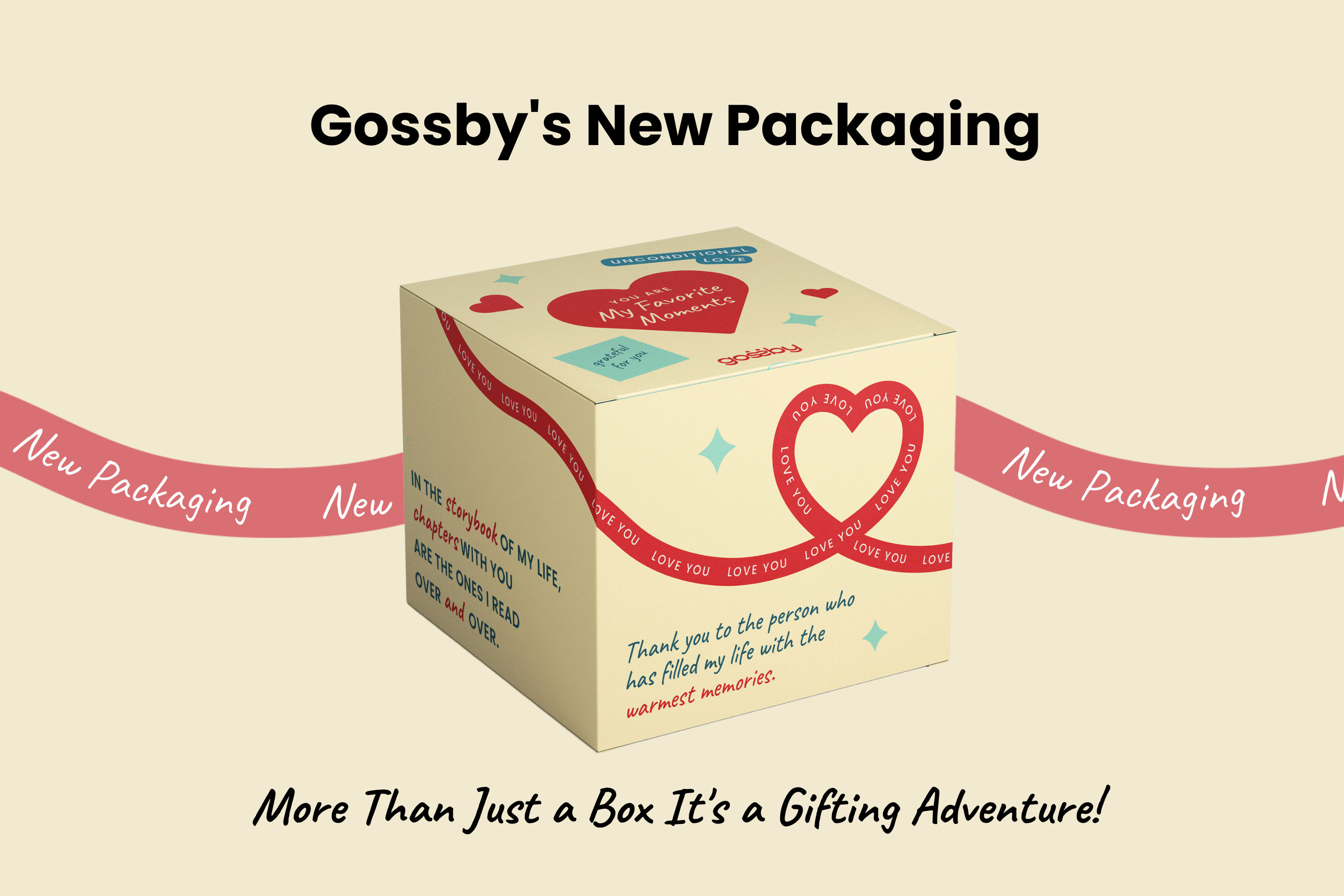 Unwrap Gossby's New Packaging: More Than Just a Box, It's a Gifting Adventure!