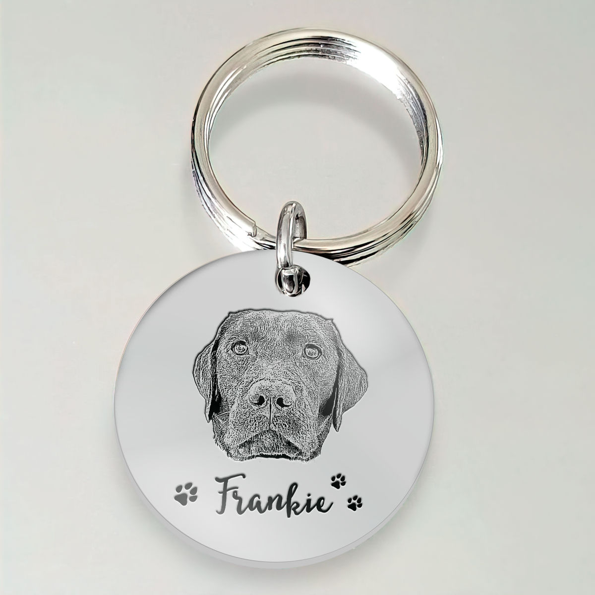 Favorite Hello Hardest Goodbye Dog Keychain Personalized Pet 