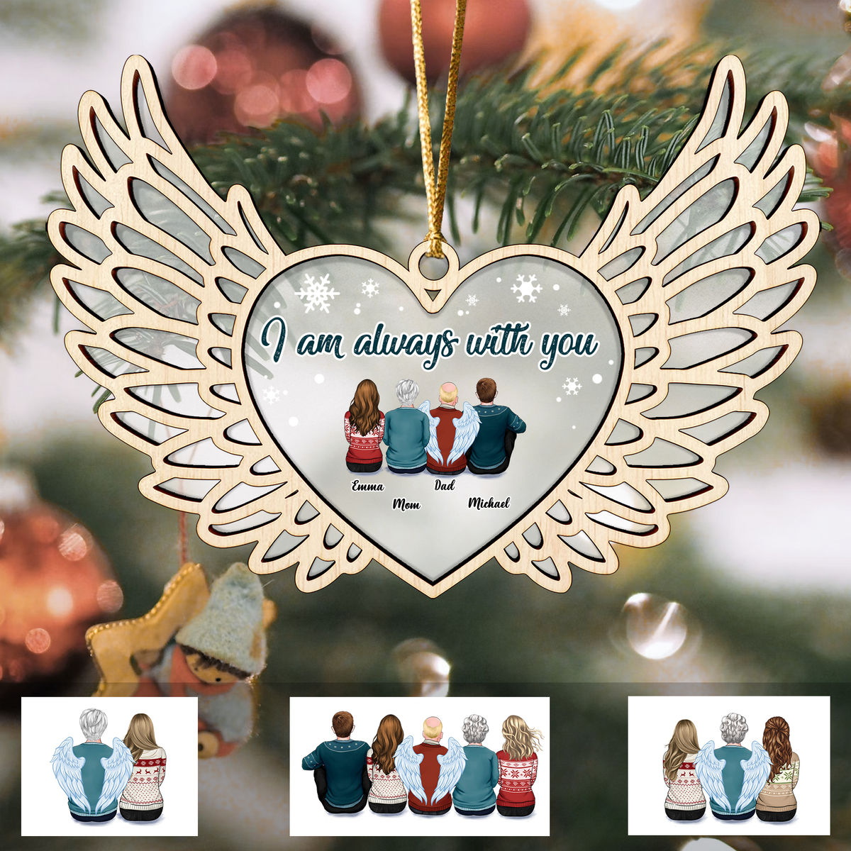 Memorial Ornament - I am always with you