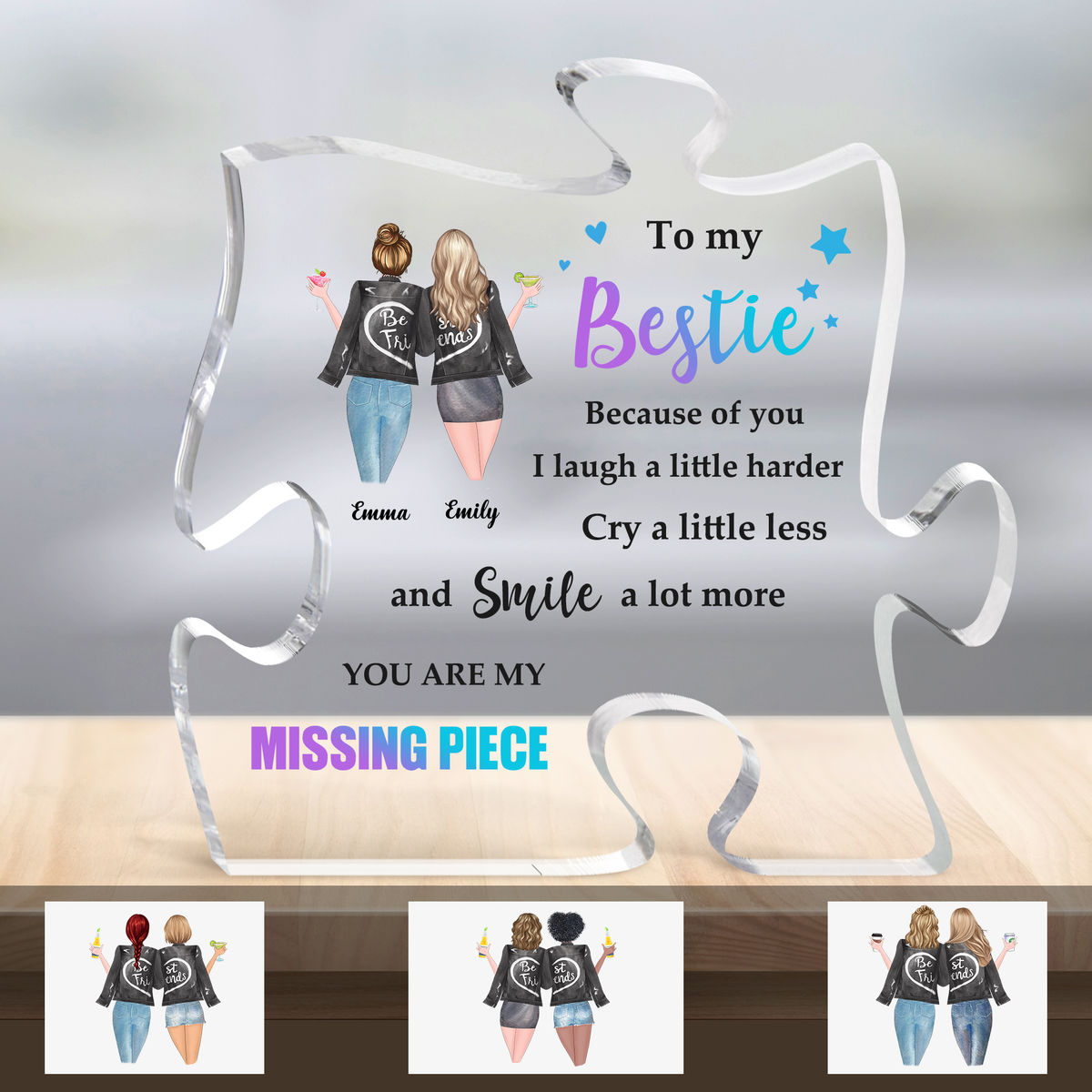 Acrylic Puzzle Plaque -  You are my missing piece