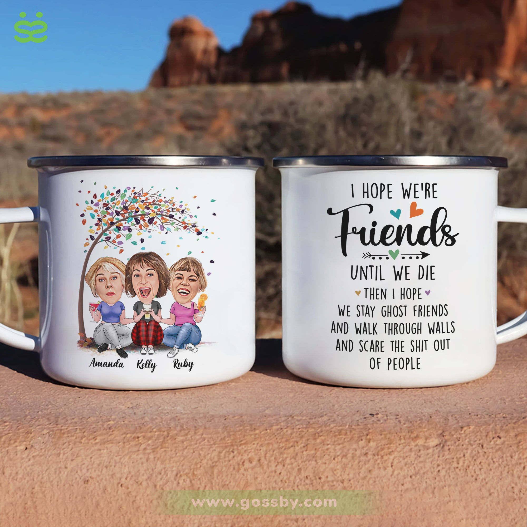 Photo Mug - I hope we're friends until we die - Custom Mug From Your ...
