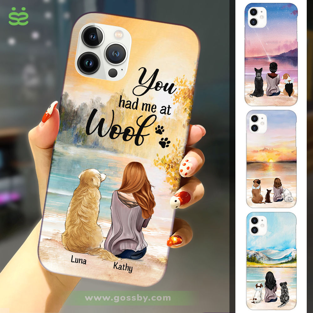 iPhone Case - Dog Lover Gifts - You had me at Woof - Christmas