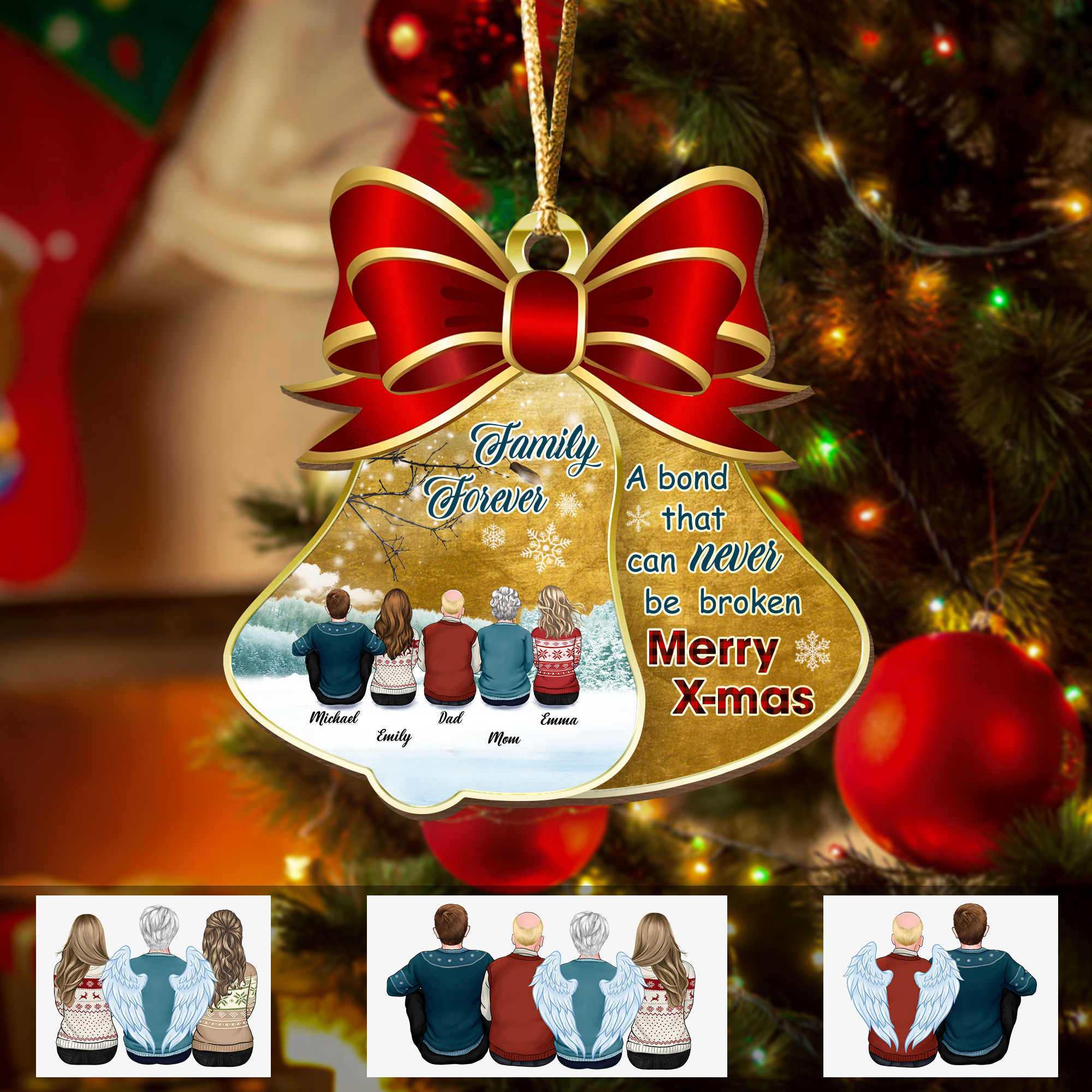 Custom Photo Christmas Keepsake, Xmas Gift