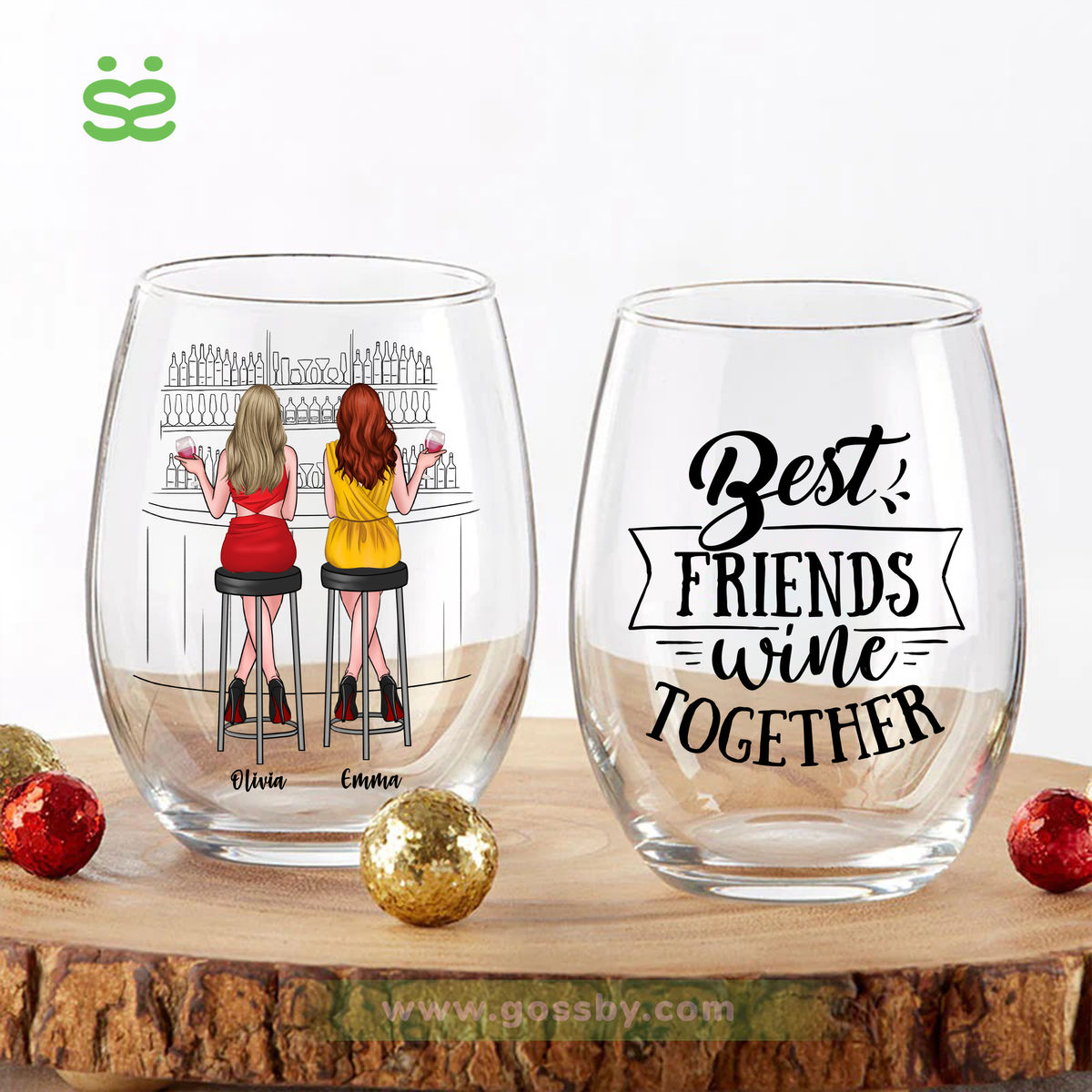 Wine Glass - Bestfriends wine together_1