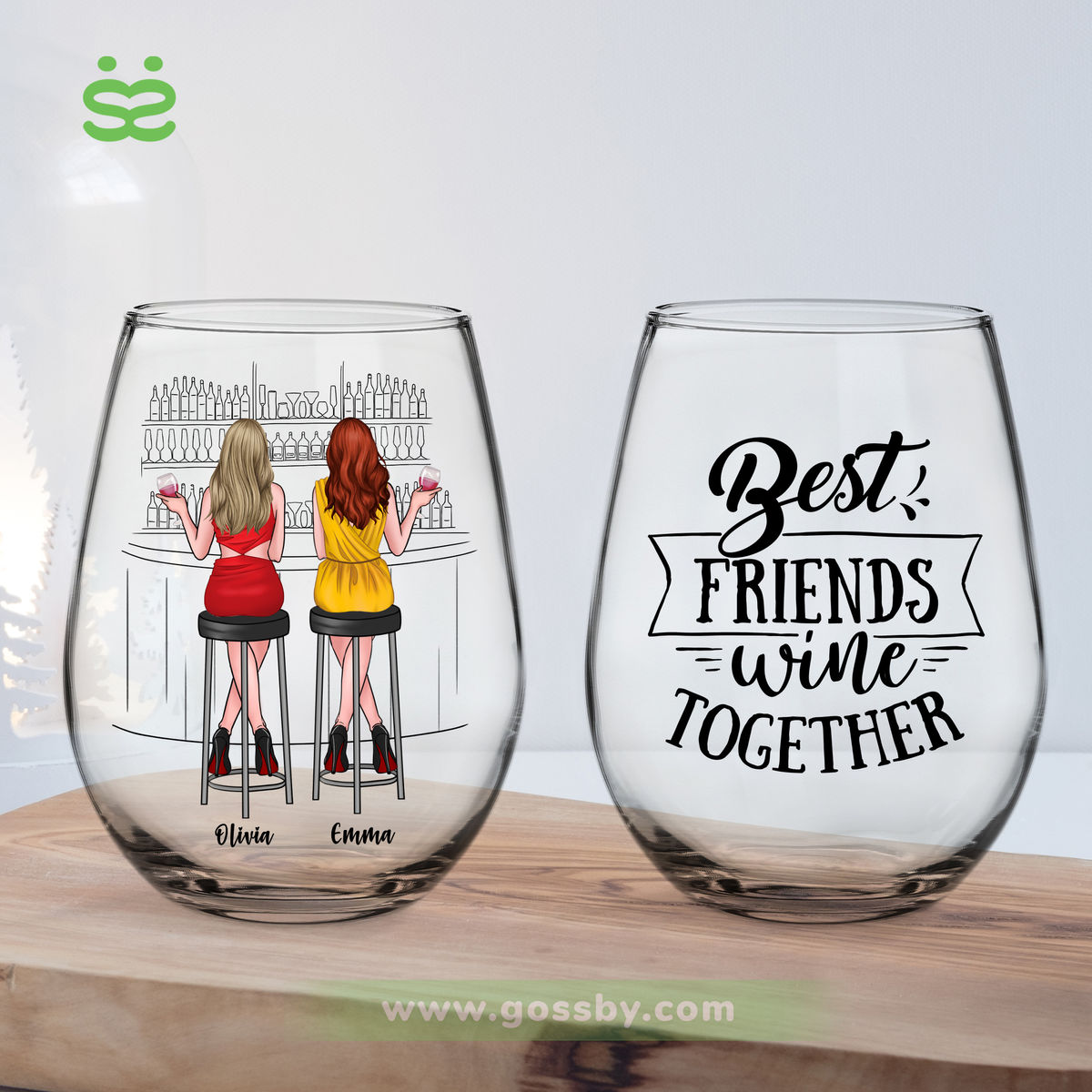 Wine Glass - Bestfriends wine together_2