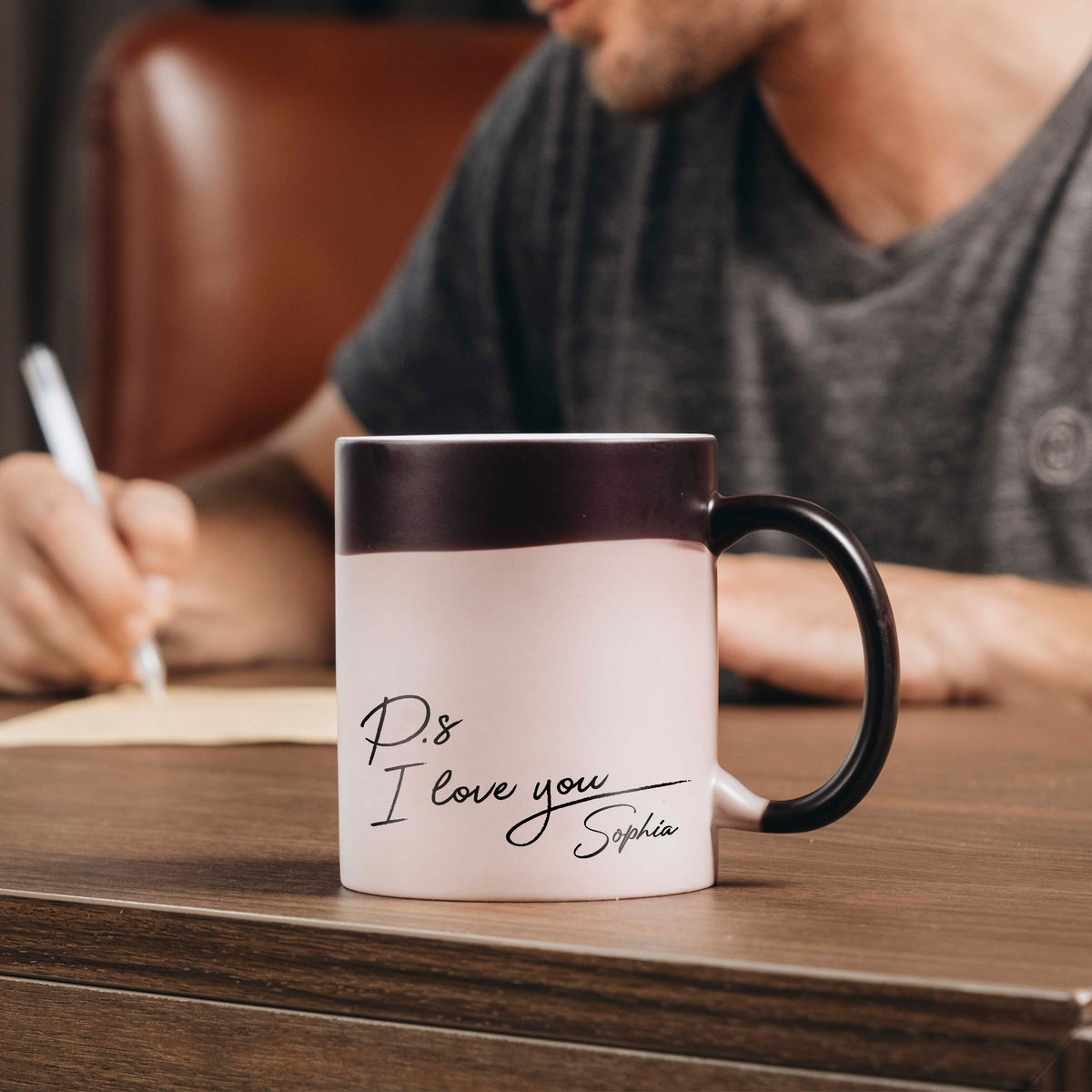 Secret Love Letter - Ps I love you - Magic Mug, Valentine's Day Gifts, Couple Gifts, Gifts For Her, Him