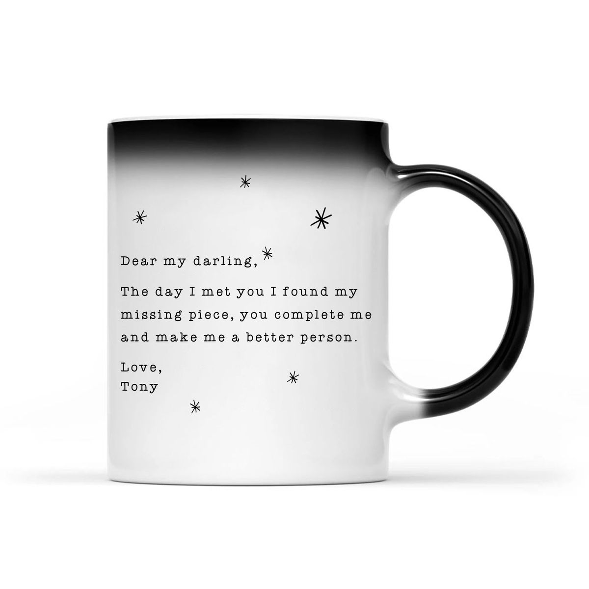 Couple Mug - Secret Love Letter - Dear my darling - Magic Mug - Couple Gifts, Gifts For Her, Him_1