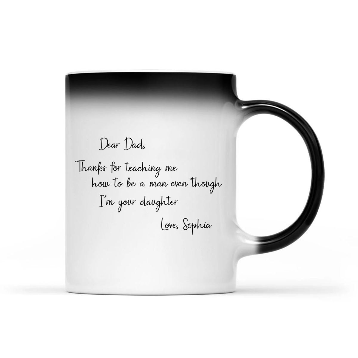 Family - Secret Love Letter - Dad Thanks For Teaching Me - Magic Mug_2