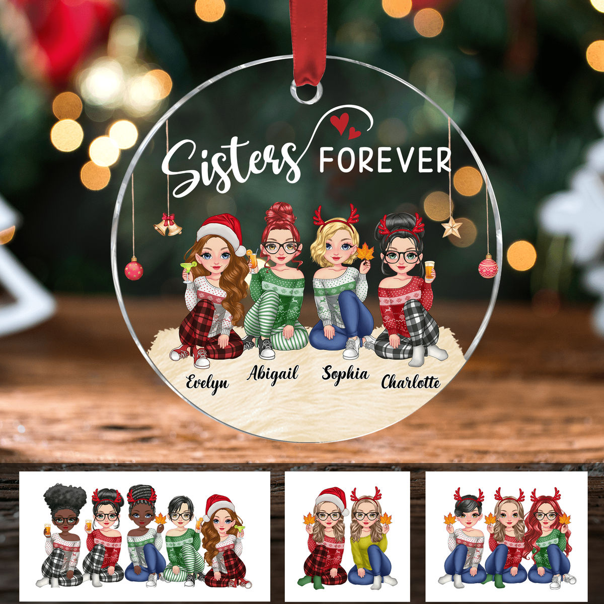 Personalized Transparent Ornament - Best Friends Gifts - There Is No  Greater Gift Than Friendship - Custom Ornament From Photo - Custom Shape  Ornament