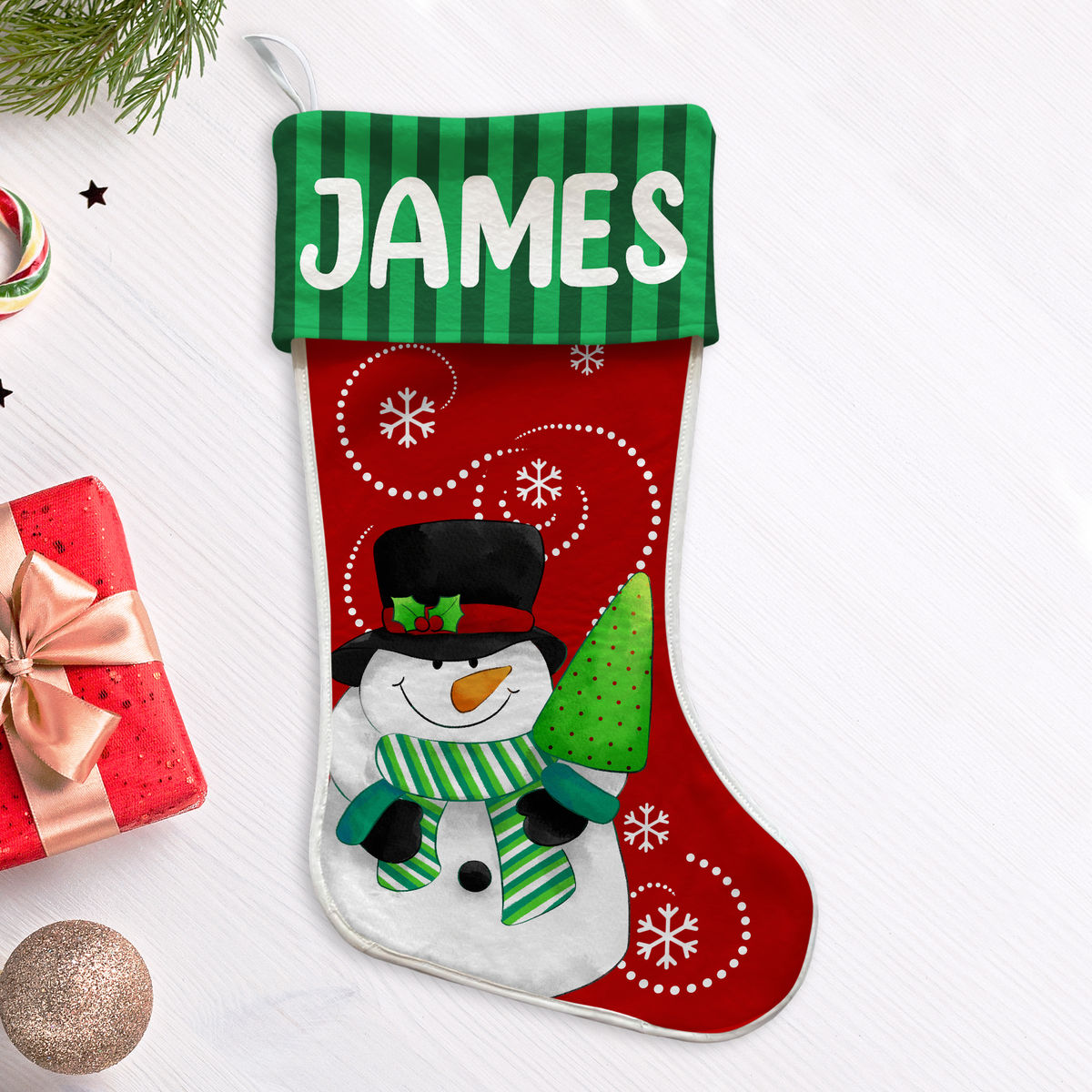 Christmas Stocking - Christmas Gifts - Customized Holiday Stockings for Kids Custom Stocking Santa gifts (21072)_5