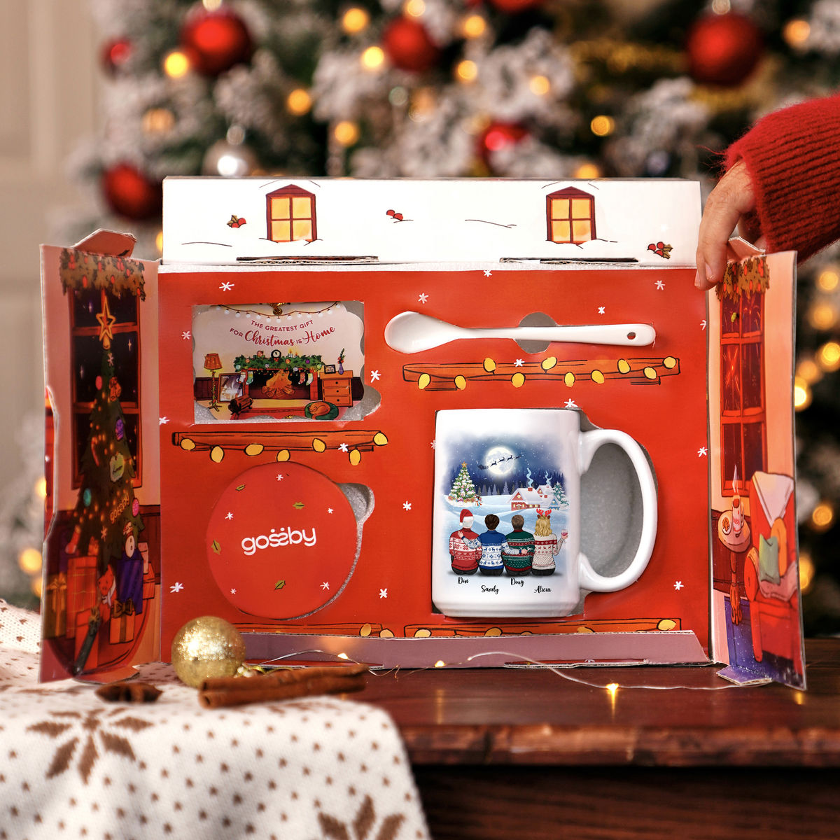 Family - Christmas Home Box - Family is the greatest Christmas gift (7869) - Personalized Gift Set (Limited Edition 2024)