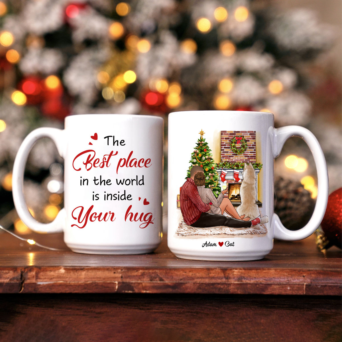 Couple and Dog - Christmas Home Box - All I want for Christmas is you - Personalized Gift Set (Limited Edition 2024)_1