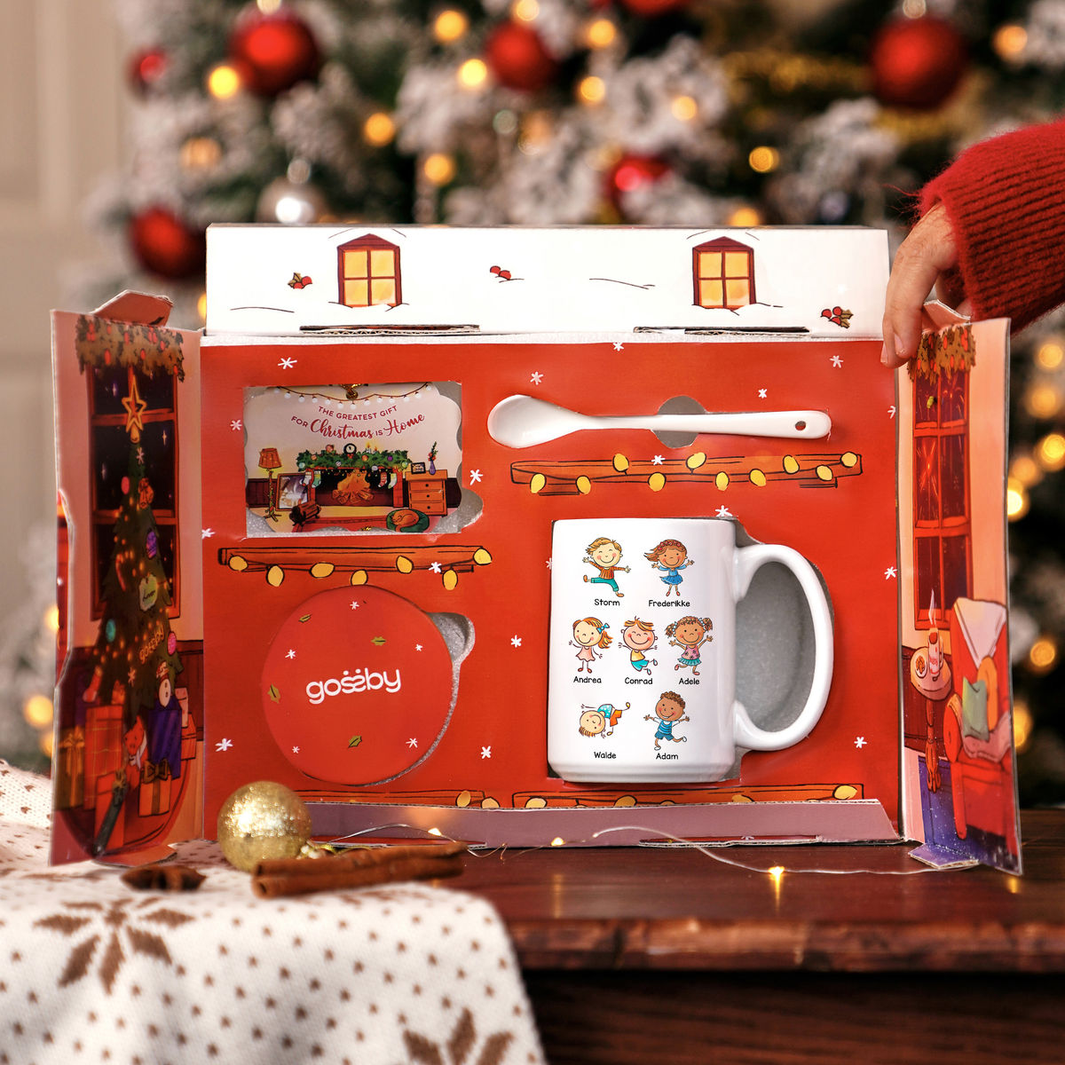 Christmas Home Box - Life is Better With Grandkids - Personalized Gift Set (Limited Edition 2024)