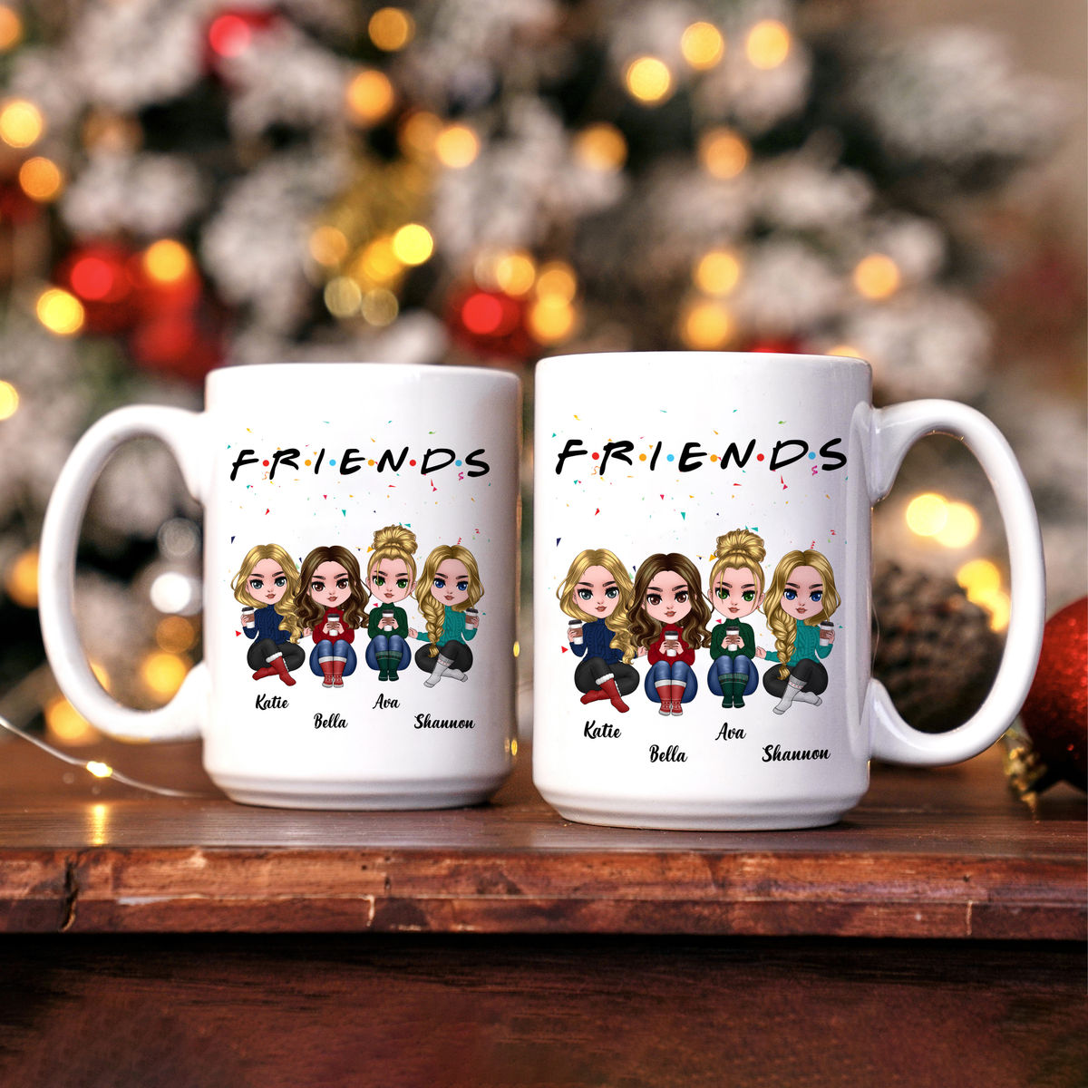 Best friends - Christmas Home Box - FRIENDS (up to 5 dolls) - Personalized Gift Set (Limited Edition 2024)_1