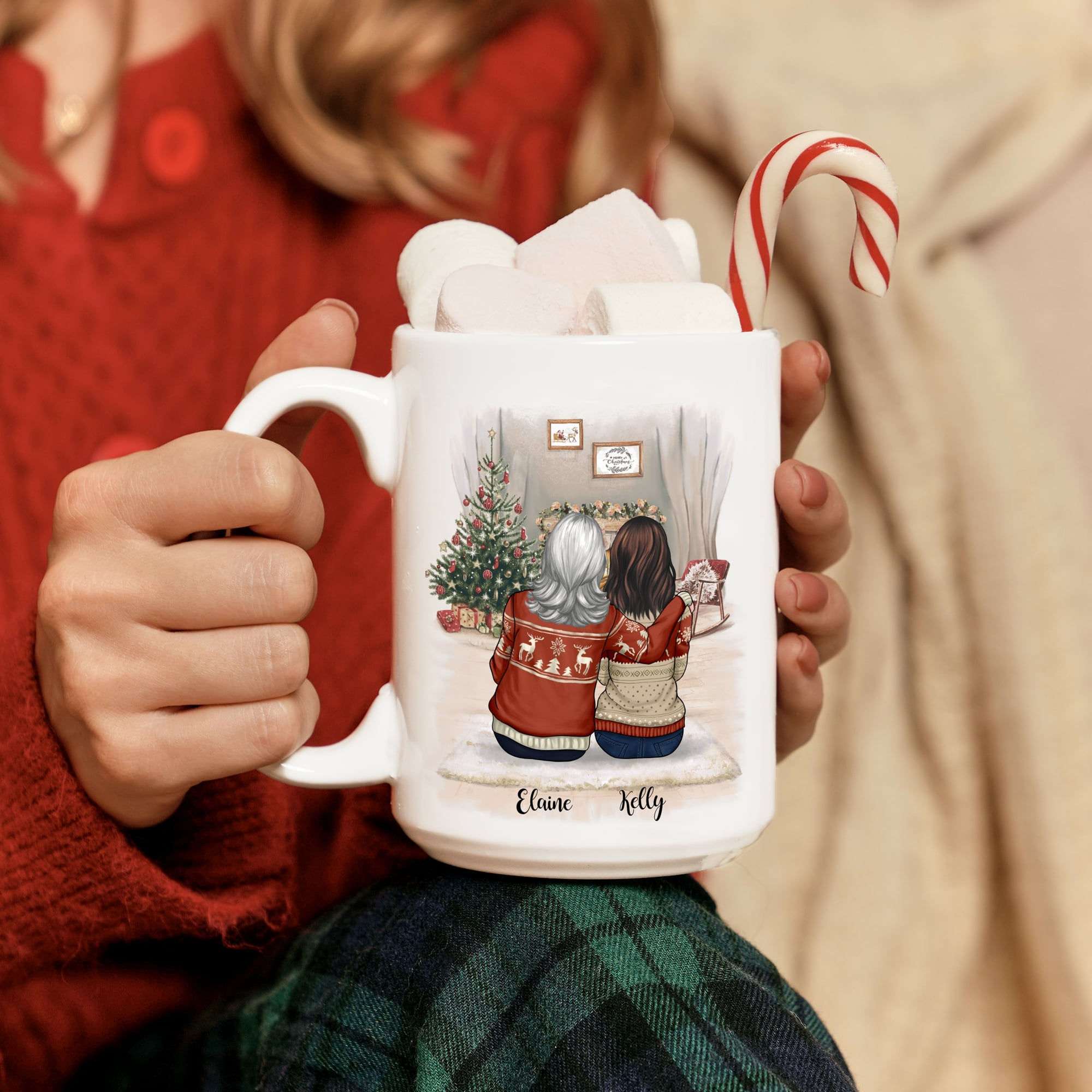 Mother & Daughter - Christmas Home Box - The Love Between A Mother And Daughter Is Forever - Personalized Gift Set (Limited Edition 2022)_6