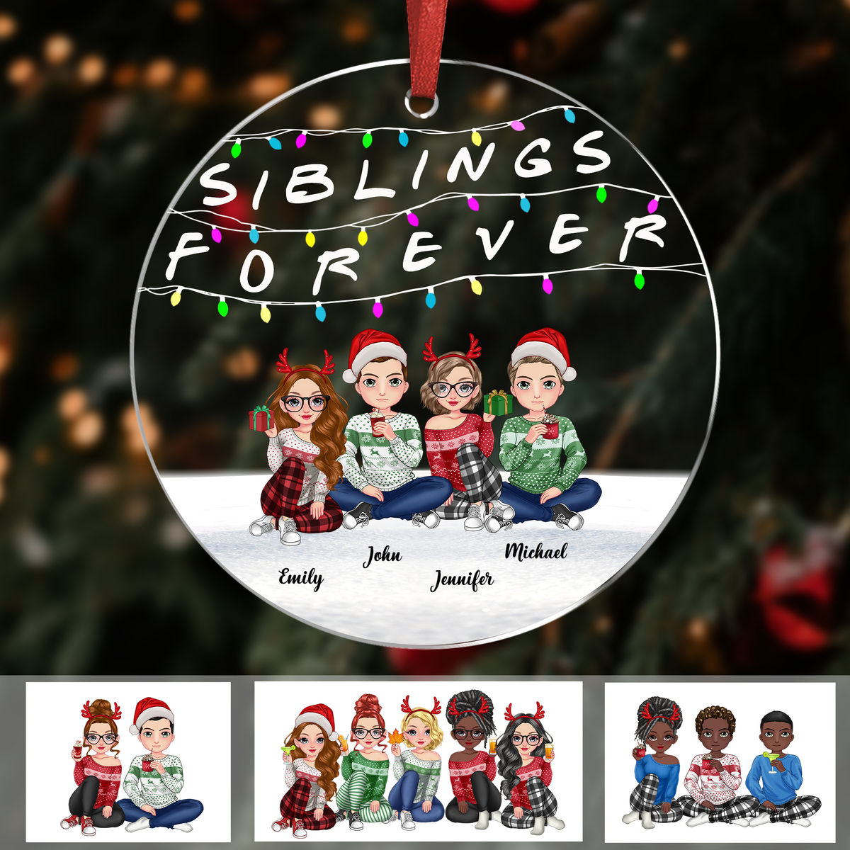 Stranger Things Christmas Ornament