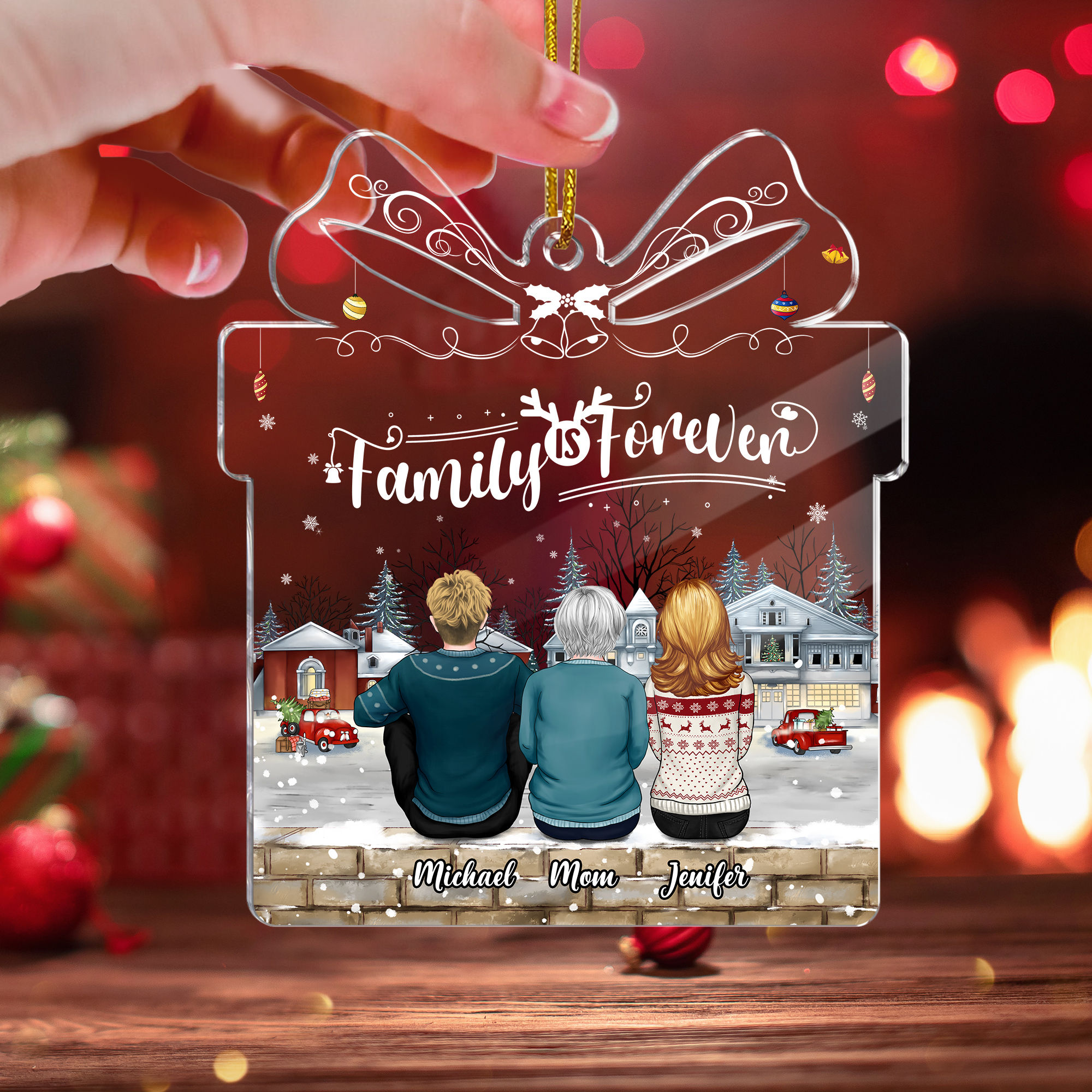 Personalised Merry Christmas Card Husband / Wife/ Partner /girlfriend /boyfriend / Couple Christmas Card Winter Handmade Christmas Card 1325