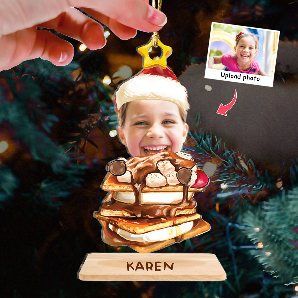 Photo Ornament Christmas Food Lovers Christmas Gifts Christmas 2024