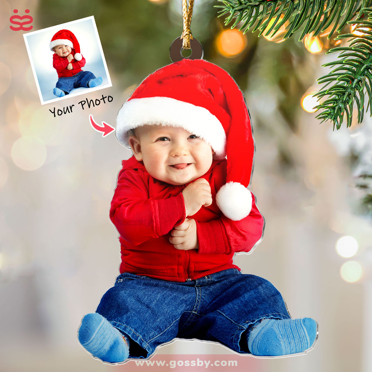 Photo Background Removal - Custom Ornament from Photo - Christmas Gift - XMAS 2024 (c)_5