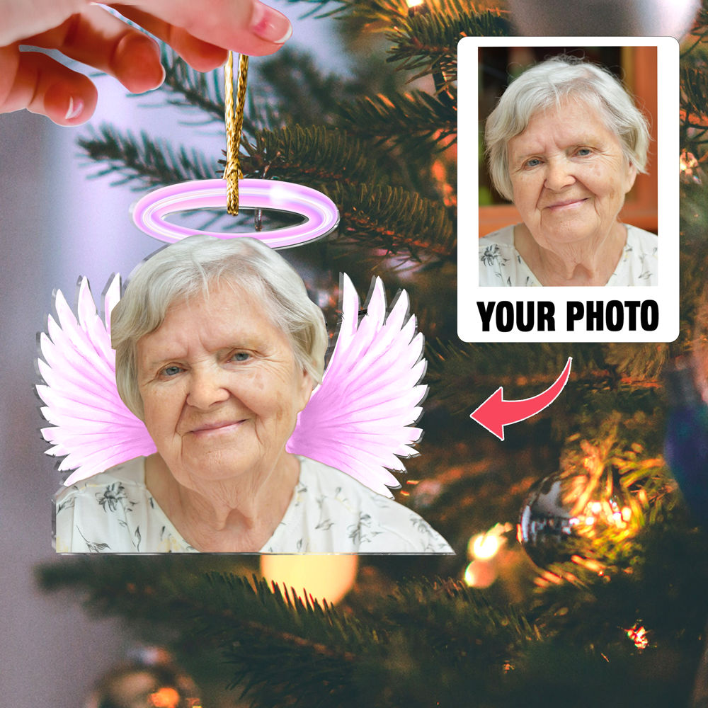 Photo Ornament - Photo Background Removal - Custom Ornament from Photo - Christmas Gifts 2024