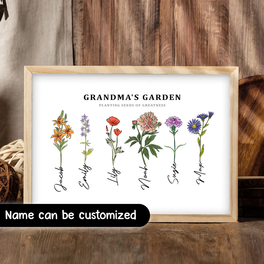 Grandma's garden planting seeds of greatness