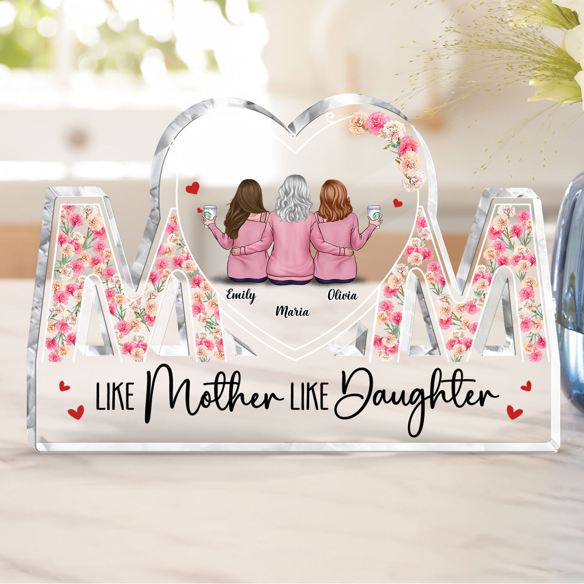 Transparent Plaque - Like Mother like Daughter_4