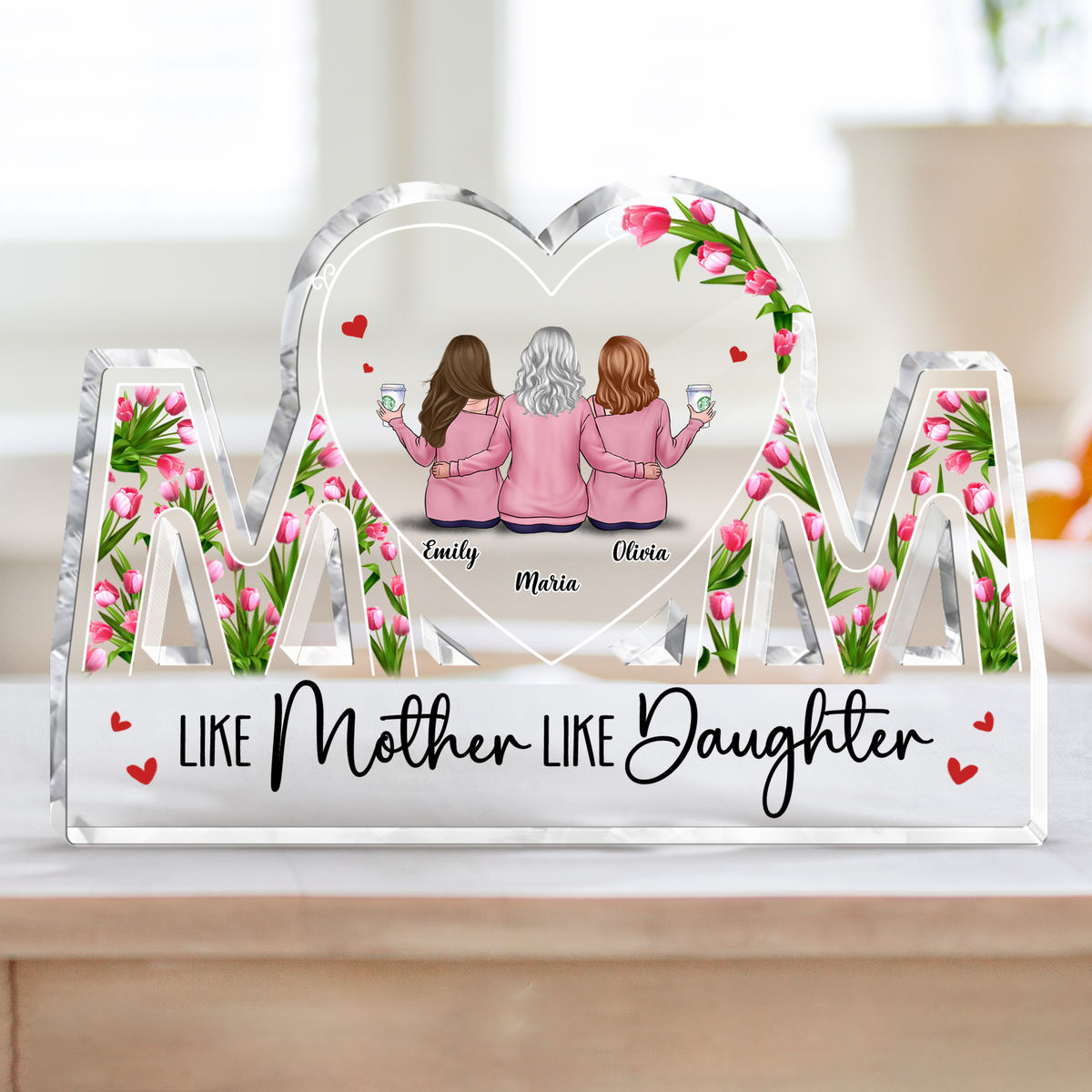 Transparent Plaque - Like Mother like Daughter_3