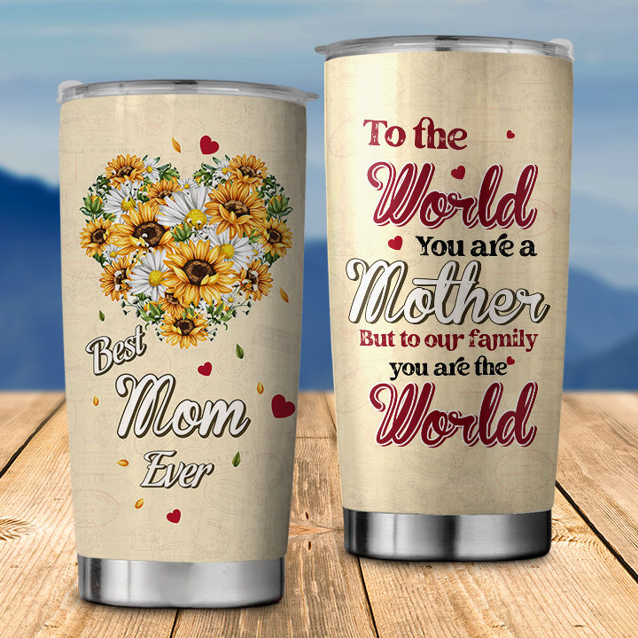 Best mom ever - Stainless steel tumbler