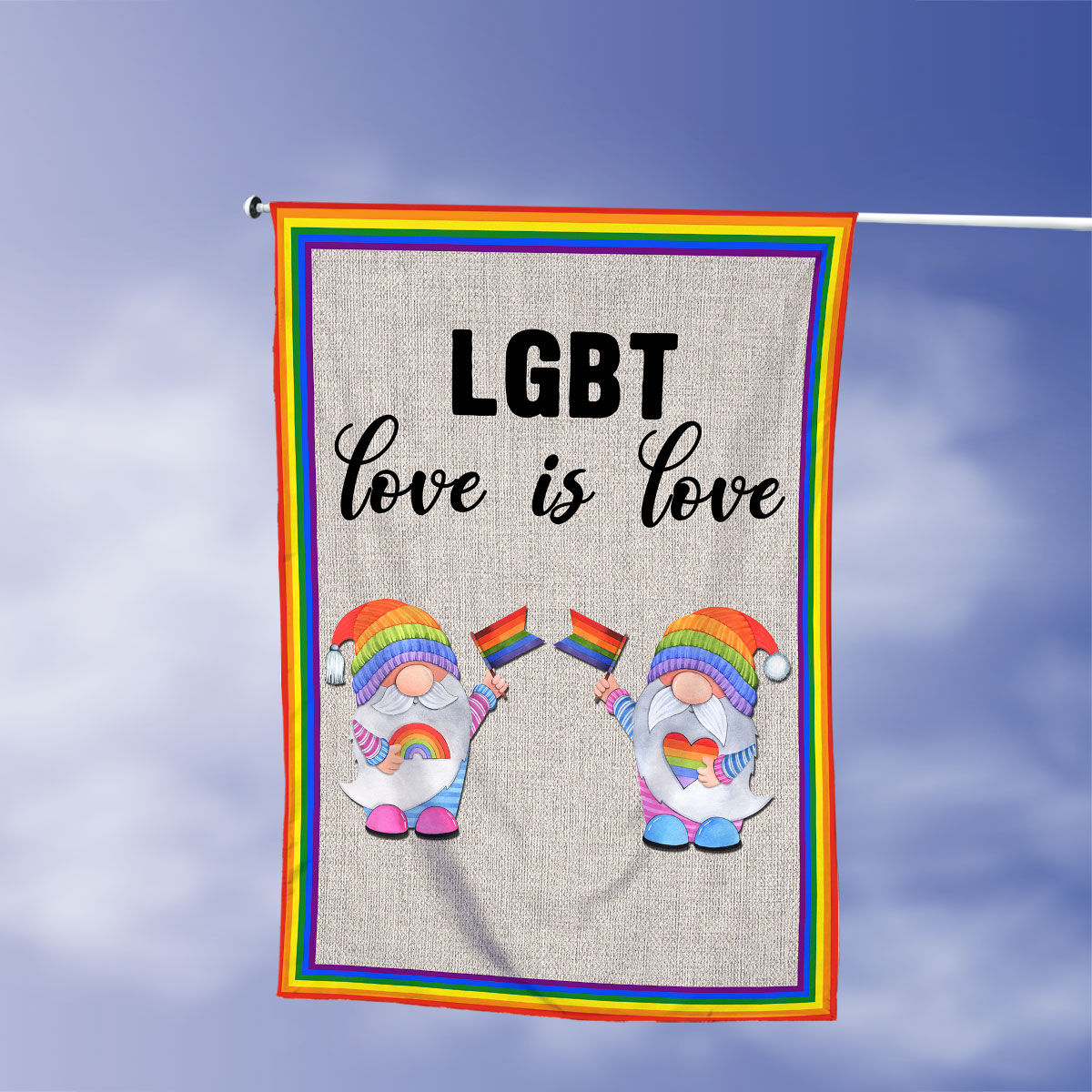LGBT Flag - LGBT Flag Rainbow lgbt Flag Lgbt America Flag LGBT Pride Flag Rainbow Flag LGBT Gay Lesbian Bi Trans party gift LGBT House Flag 24557_2