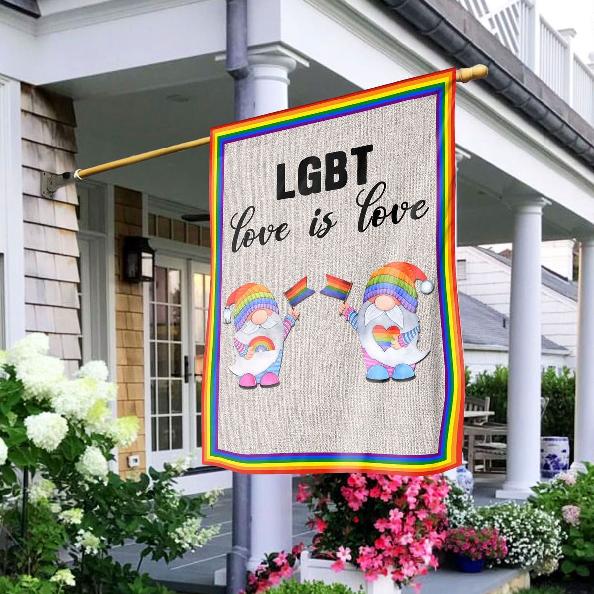LGBT Flag - LGBT Flag Rainbow lgbt Flag Lgbt America Flag LGBT Pride Flag Rainbow Flag LGBT Gay Lesbian Bi Trans party gift LGBT House Flag 24557_4