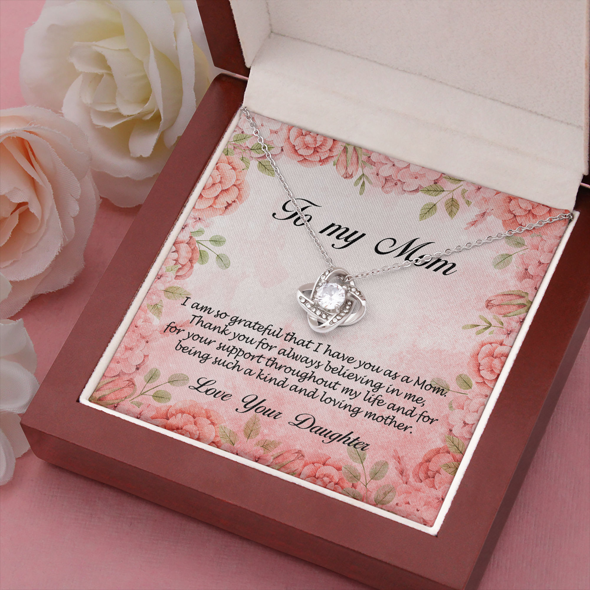 Mother's Day Necklace Gifts For Mom To My Mom Mother's Day Jewelry, Birthday Gift For Mom
