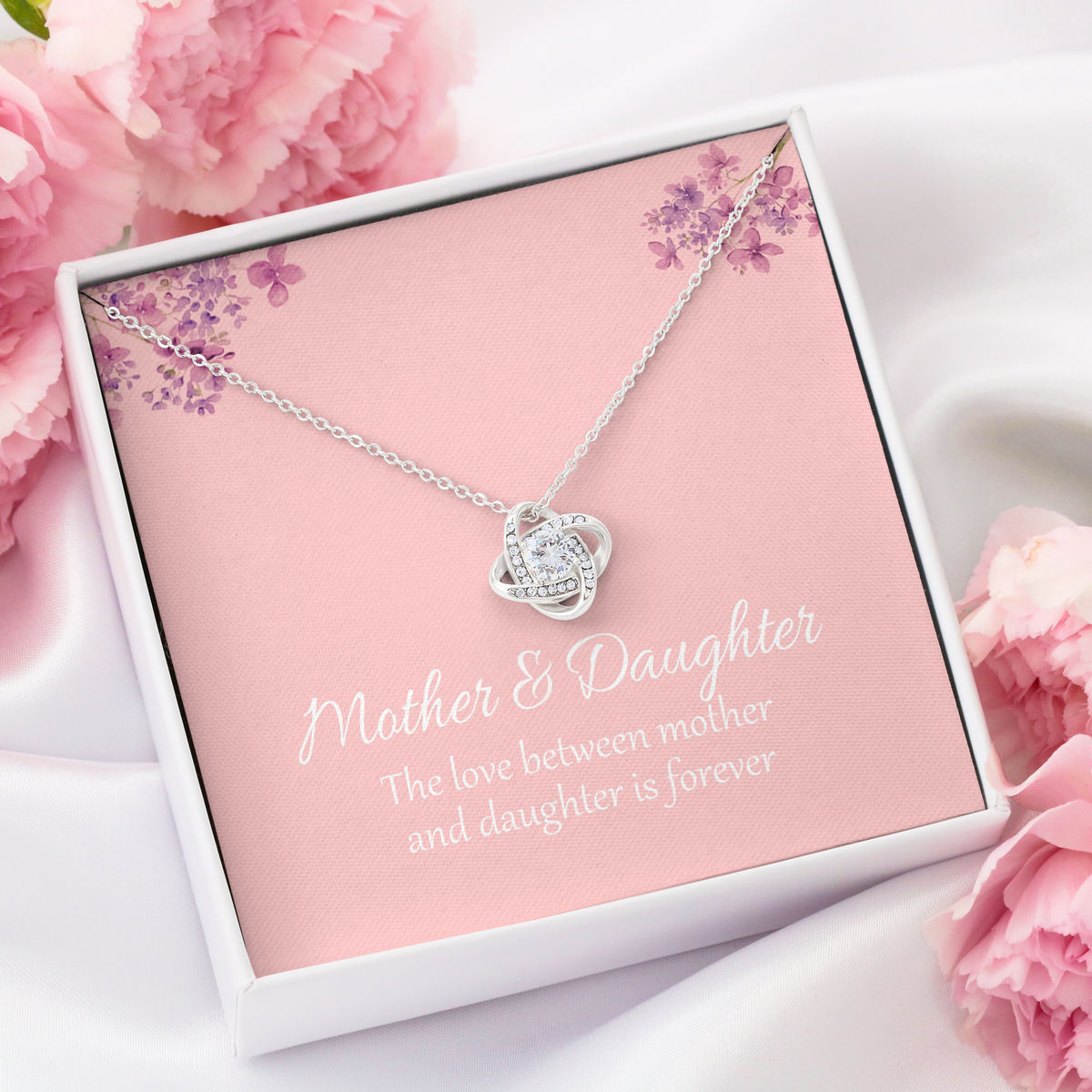 Mother's Day Necklace - Love Knot Necklace To My Mother Necklace For Mom Necklace Mother's Day Jewelry Birthday Gift 24751_2