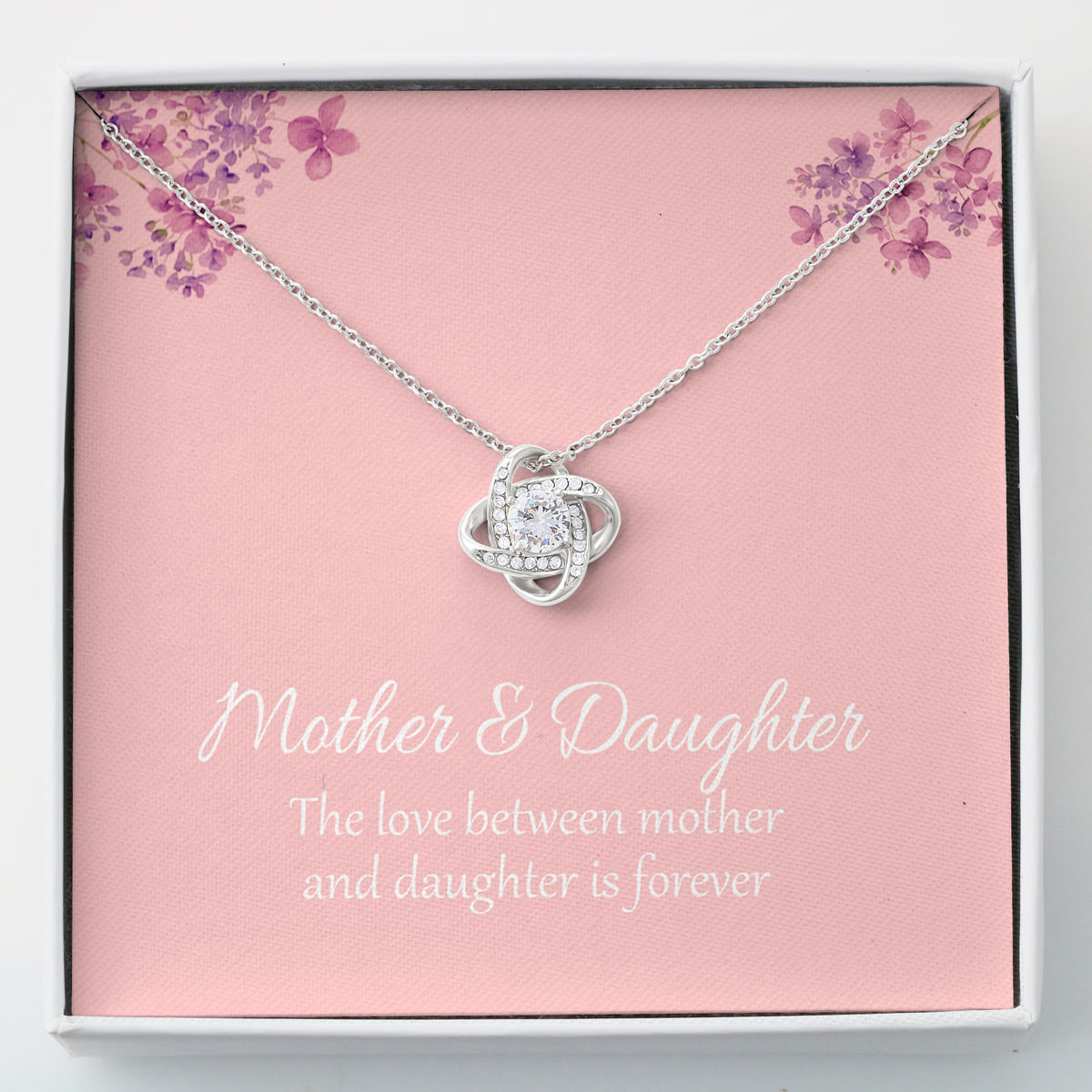 Mother's Day Necklace - Love Knot Necklace To My Mother Necklace For Mom Necklace Mother's Day Jewelry Birthday Gift 24751_1