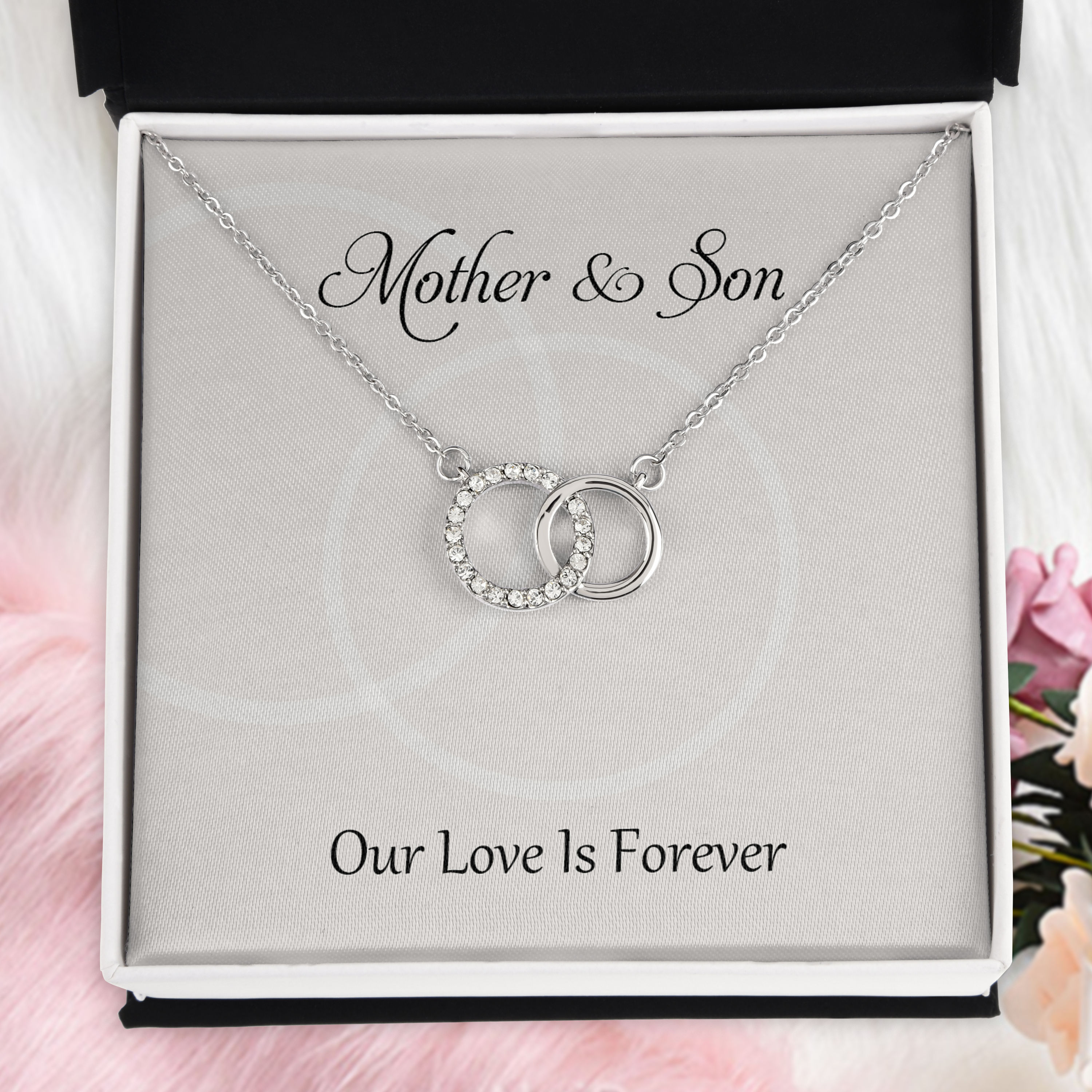 Mother Necklace Mother Daughter/son Heart shaped Pendant - Temu