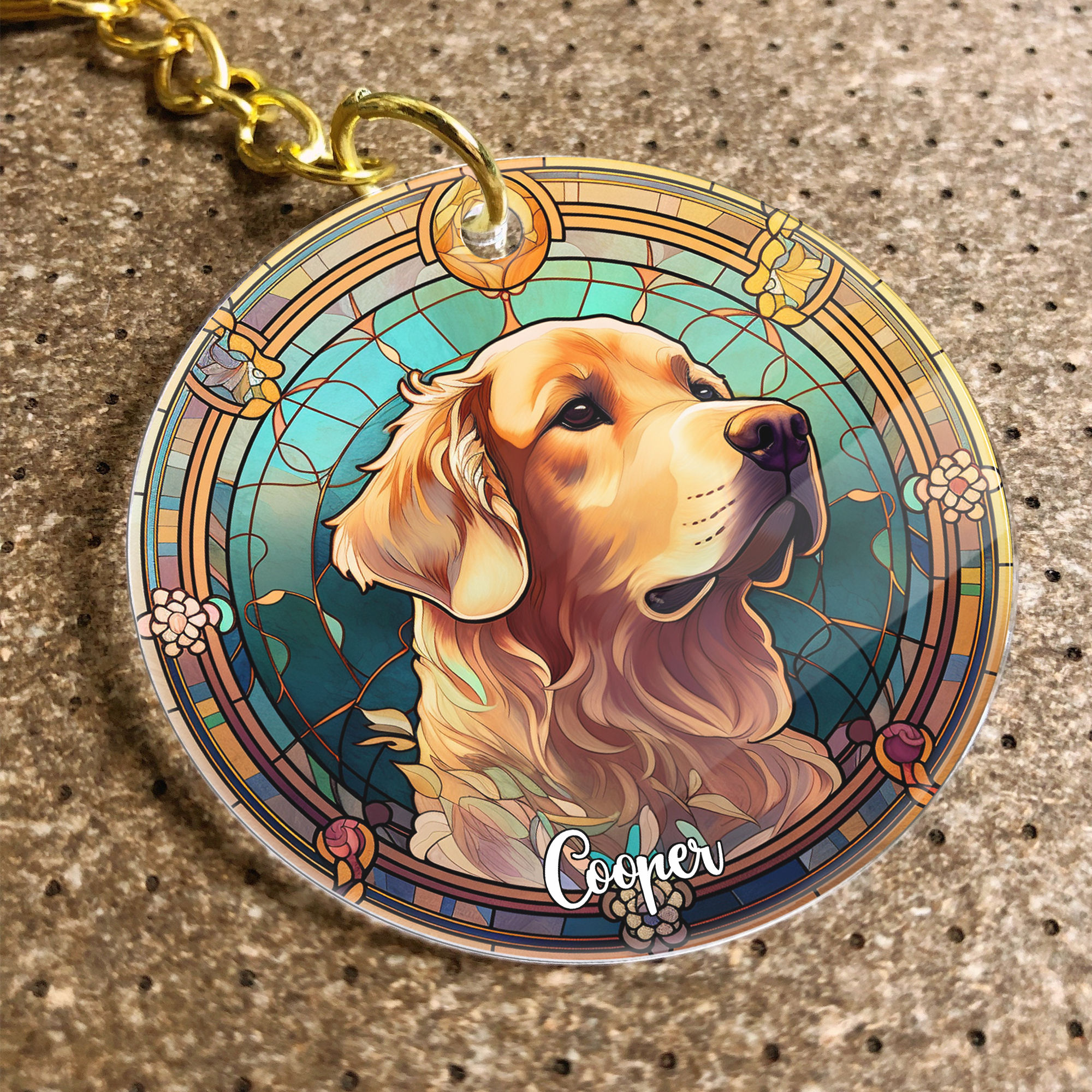 Corgi What Greater Gift Than The Love Of A Dog Acrylic Keychain Dog Ke